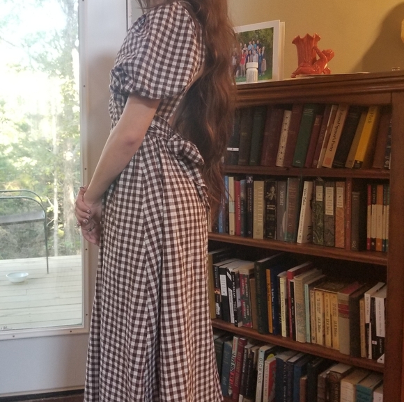 Beautiful Cottagecore checked dress - Picture 7 of 13